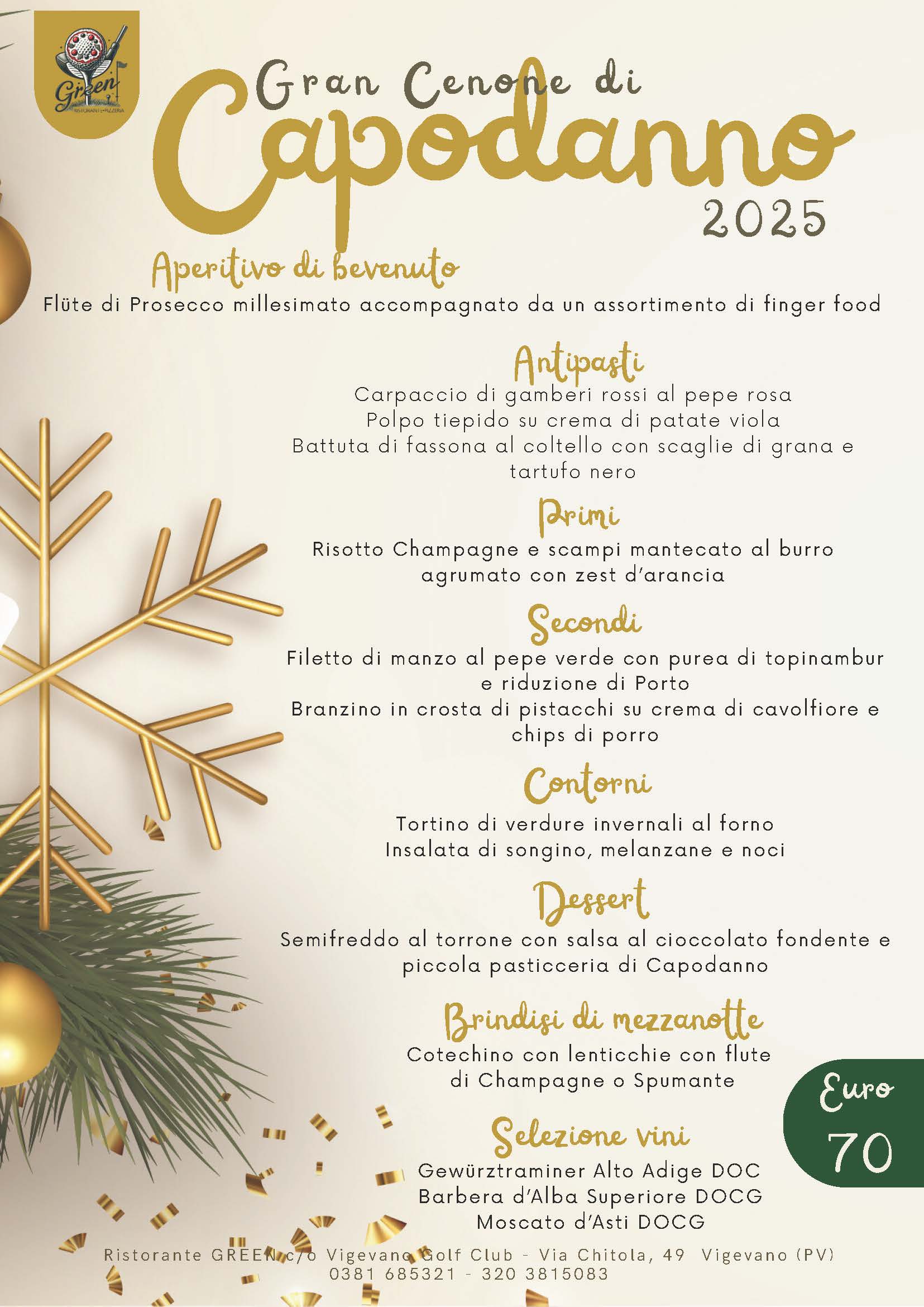 MENU CENA AUGURI