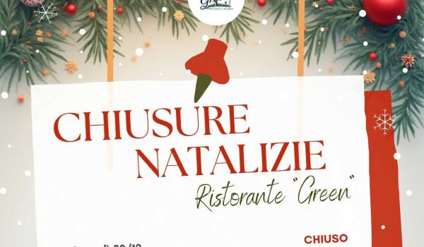 Chiusure natalizie Ristorante