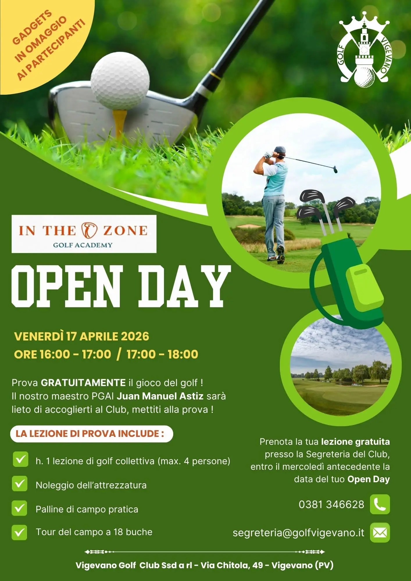 Locandina Open Day APRILE 2026